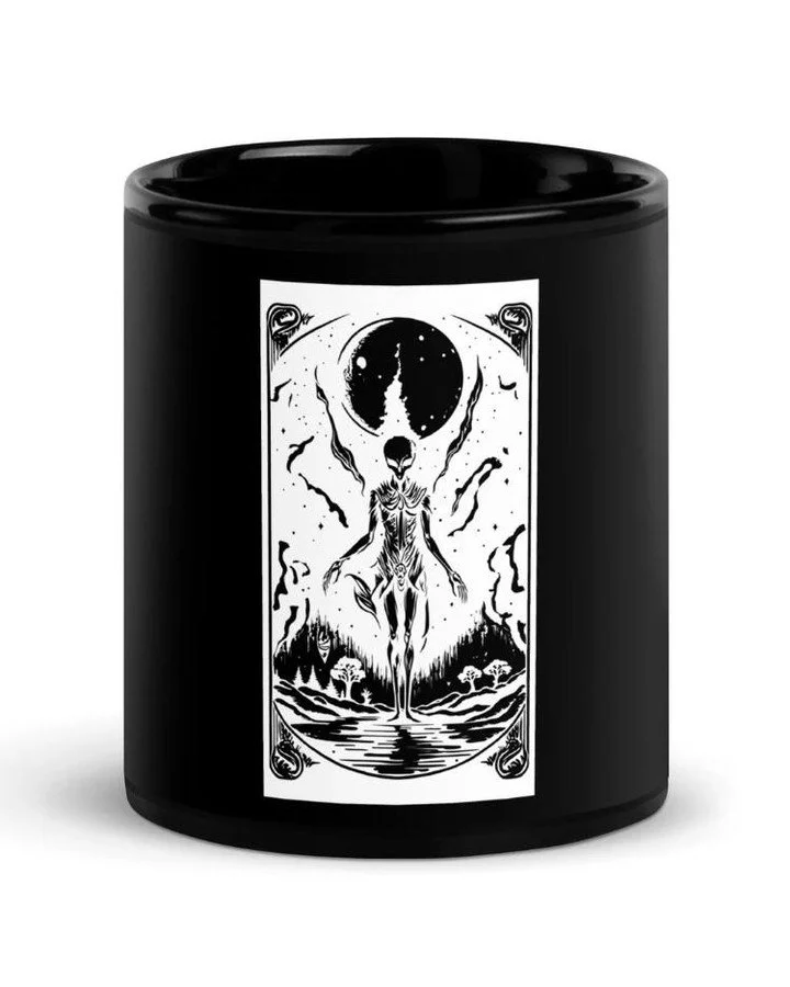 Coffee tastes better when it&rsquo;s witchy. ☕🌙✨

Our Moon Tarot Mug is the Halloween season&rsquo;s must-have &mdash; sleek, glossy black with a touch of tarot magic. Perfect for your morning spell (aka coffee) or your midnight brew. 🖤

📖 Pull yo