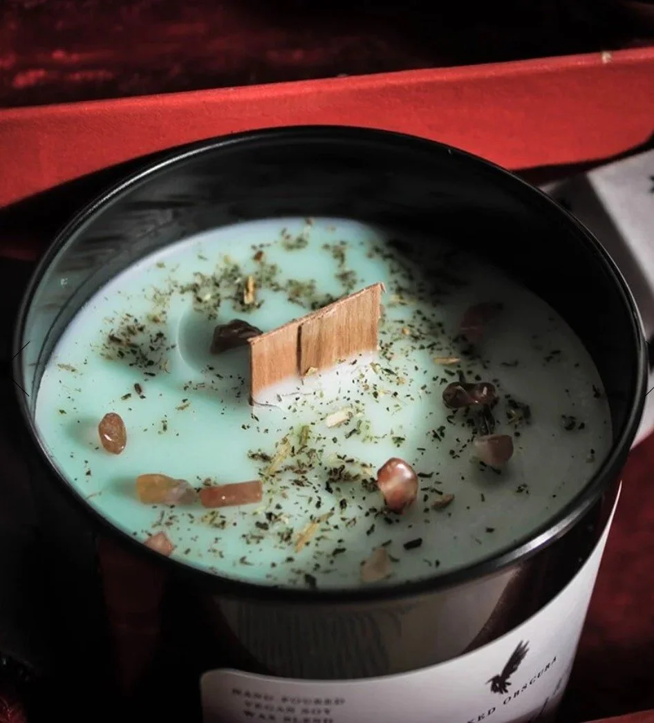 Meet your next portal to the unknown: Mystic Drifter 🔥✨ 

Let the scent of Palo Santo &amp; Sandalwood guide you inward, or outward. This candle was made for wanderers of the spirit, seekers of signs, and lovers of liminal spaces.

🕯 Light it when 