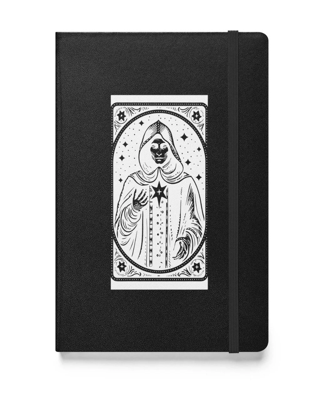 Unleash a little magic every time you write.

Our Magician Tarot Hardcover Notebook is back on the desk and ready to hold your winter spells, morning musings, and every spark of inspiration that finds you in the cold and quiet months.

Perfect for in
