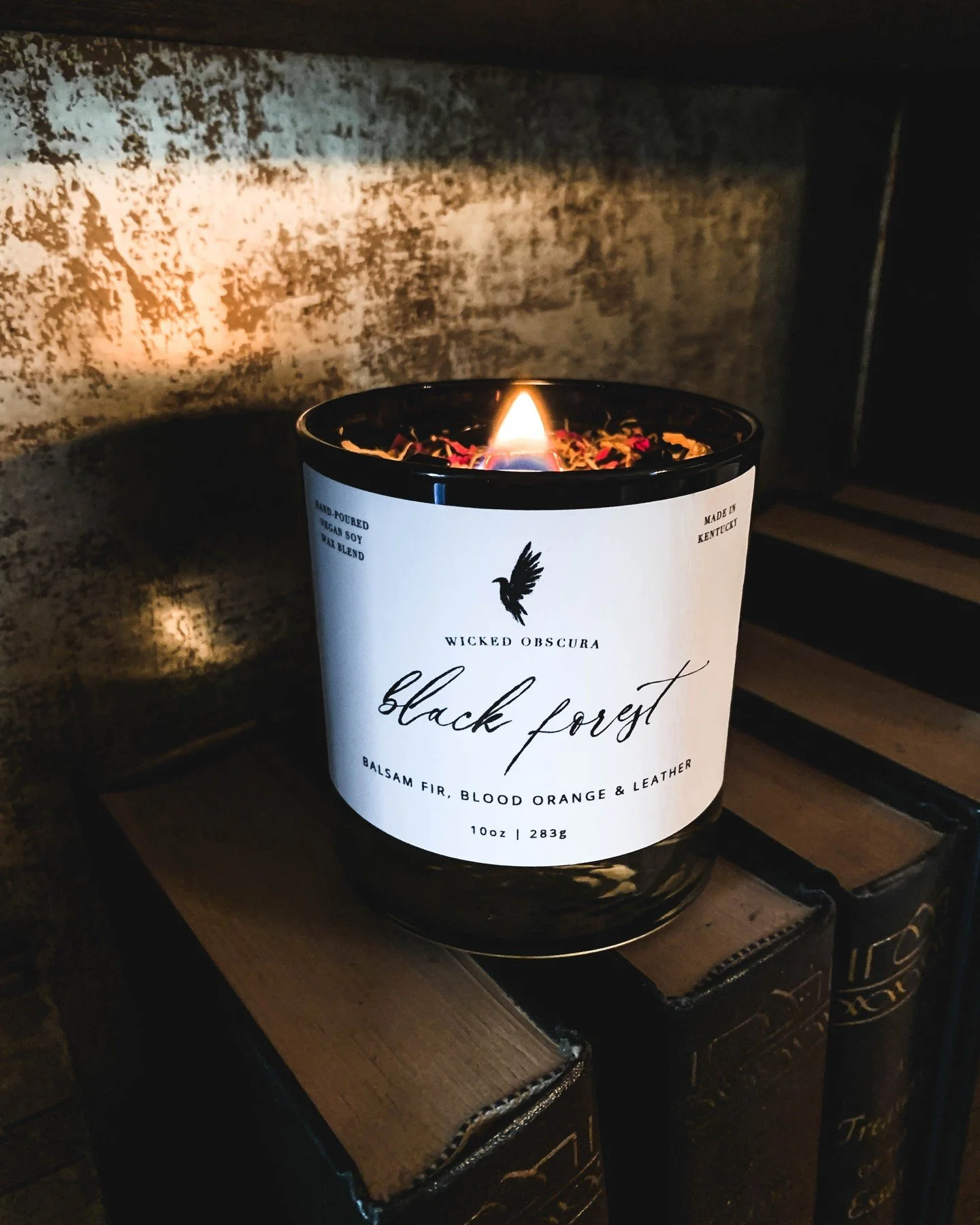 Deep winter calls for candlelight that feels like stepping into the woods. ❄️🌲

Our Black Forest Candle blends balsam fir and blood orange for a scent that is crisp, shadowy, and quietly alive. It feels like cold air in your lungs, evergreen branche