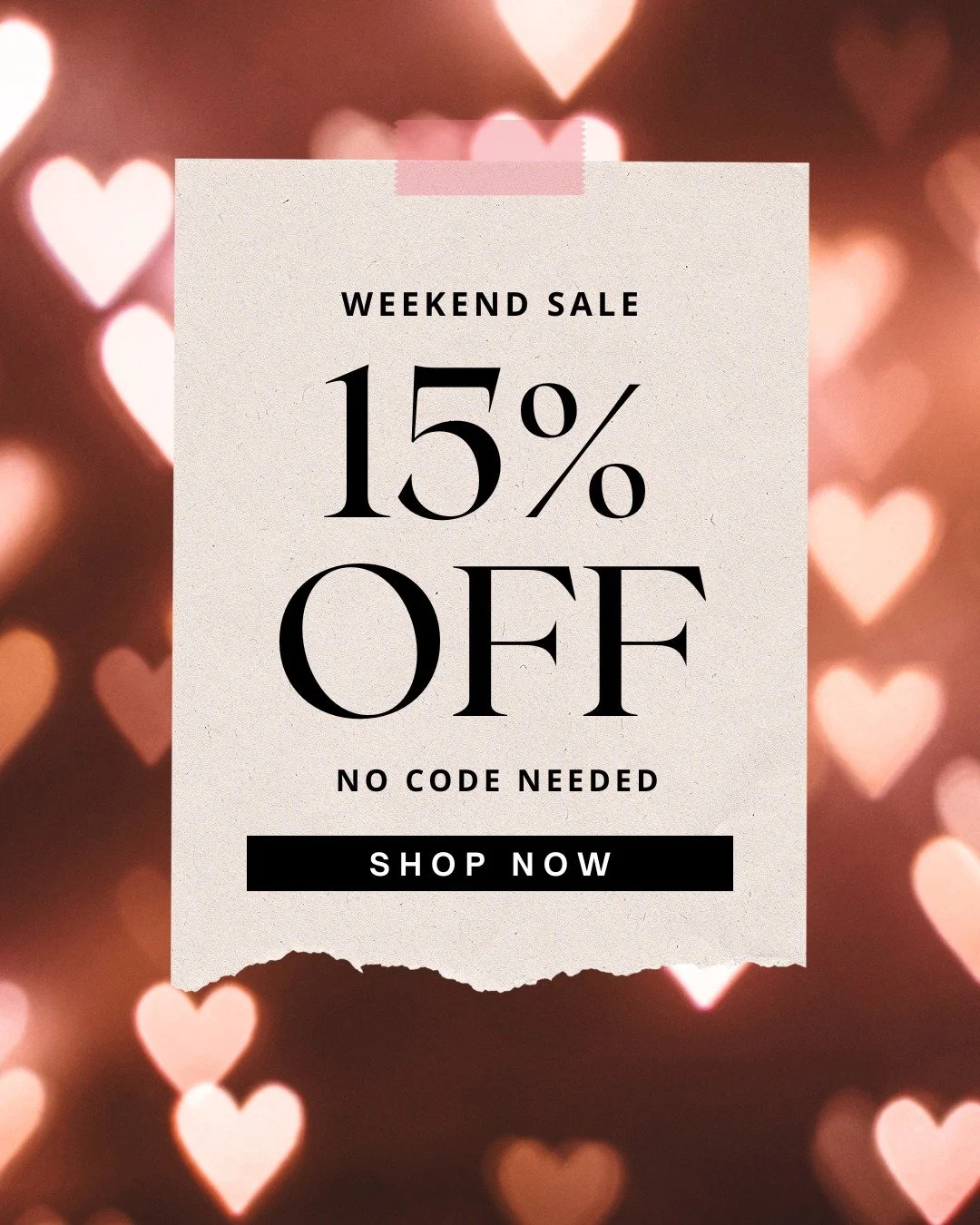 A quiet offering for Valentine&rsquo;s weekend. 🕯️💗

All weekend long through Monday, enjoy 15% off across the shop.

Candles for love.
Rituals for rest.
Objects made with intention, meant to be lived with.

Whether you&rsquo;re honoring connection