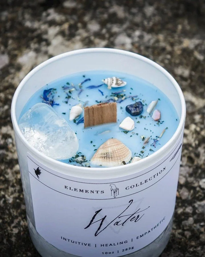 Pisces season belongs to water. 🌊✨

To intuition.
To emotion.
To the quiet currents moving beneath the surface.

Our Water Element Candle blends birch, cucumber, and fig into something cool, cleansing, and softly grounding. A scent that feels like m