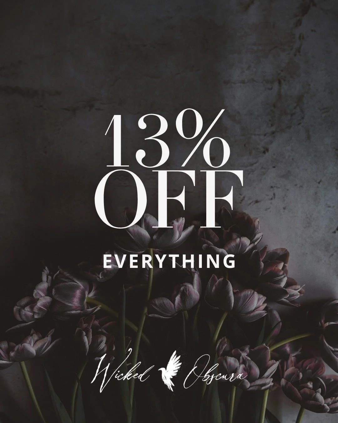 Friday the 13th feels like a good day for a little magic. 🔮✨

All weekend long, enjoy 13% off across the shop.

Candles. Ritual tools. Pieces made for moments of intention.

Some say the number 13 is unlucky.
We think it&rsquo;s powerful.

The sale 