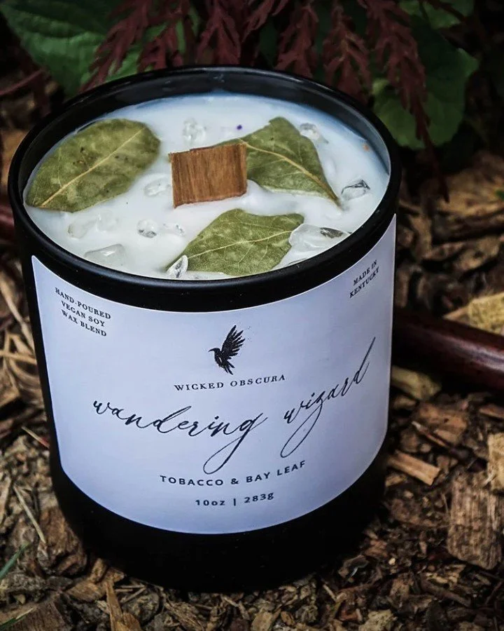 For the ones always searching for the hidden path. 🧙✨

The Wandering Wizard Candle feels like old maps, quiet forests, and stories carried from one firelit inn to the next.

A scent for wandering minds and curious souls. For evenings spent reading, 