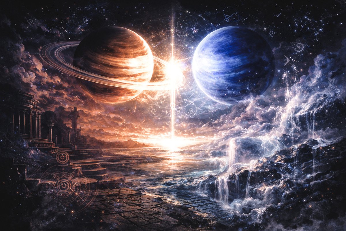 The Saturn Neptune Conjunction 2026: When Reality Met the Dream