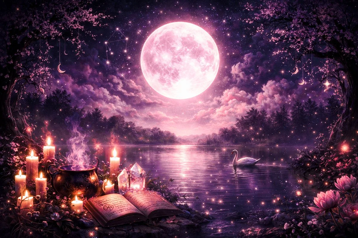 The Pink Moon in Libra: Balance, Love, and Truth Under April’s Full Moon