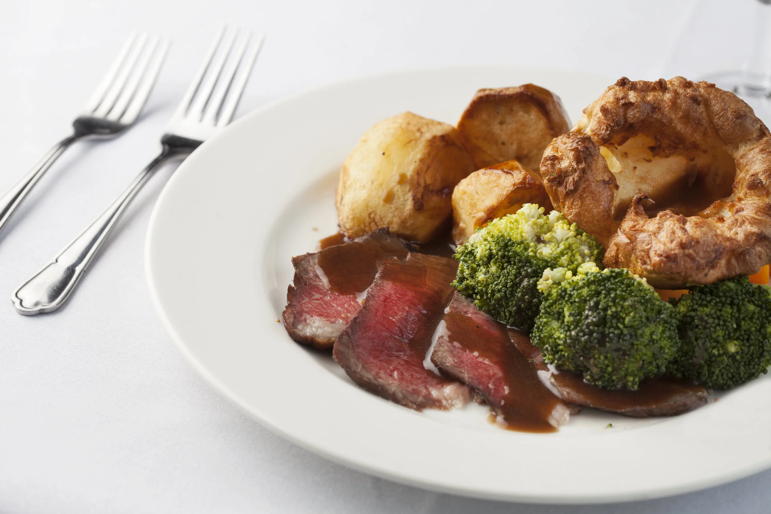 Roast beef Sunday lunch
