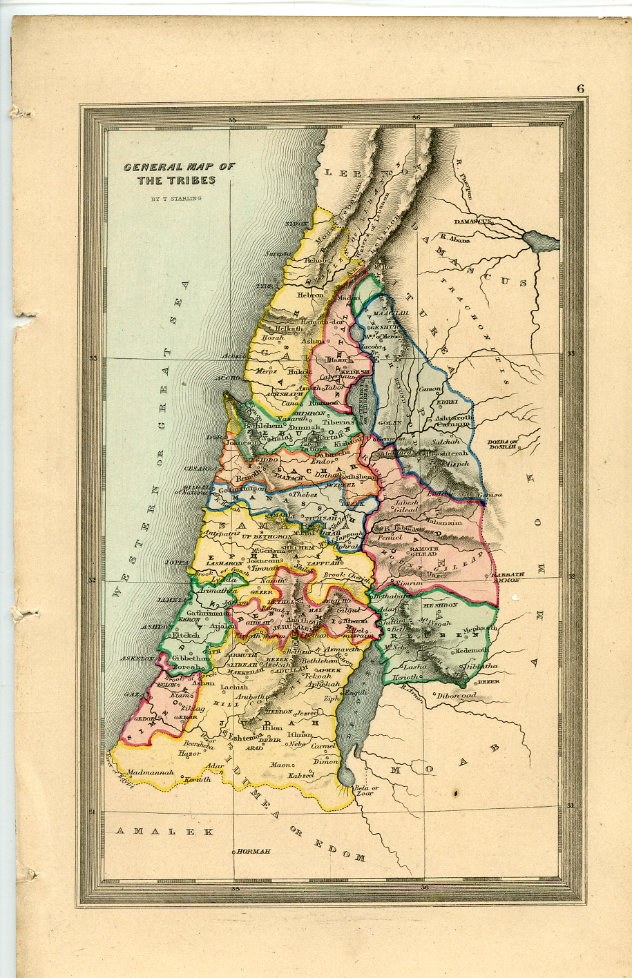 1800s General Map of the Tribes