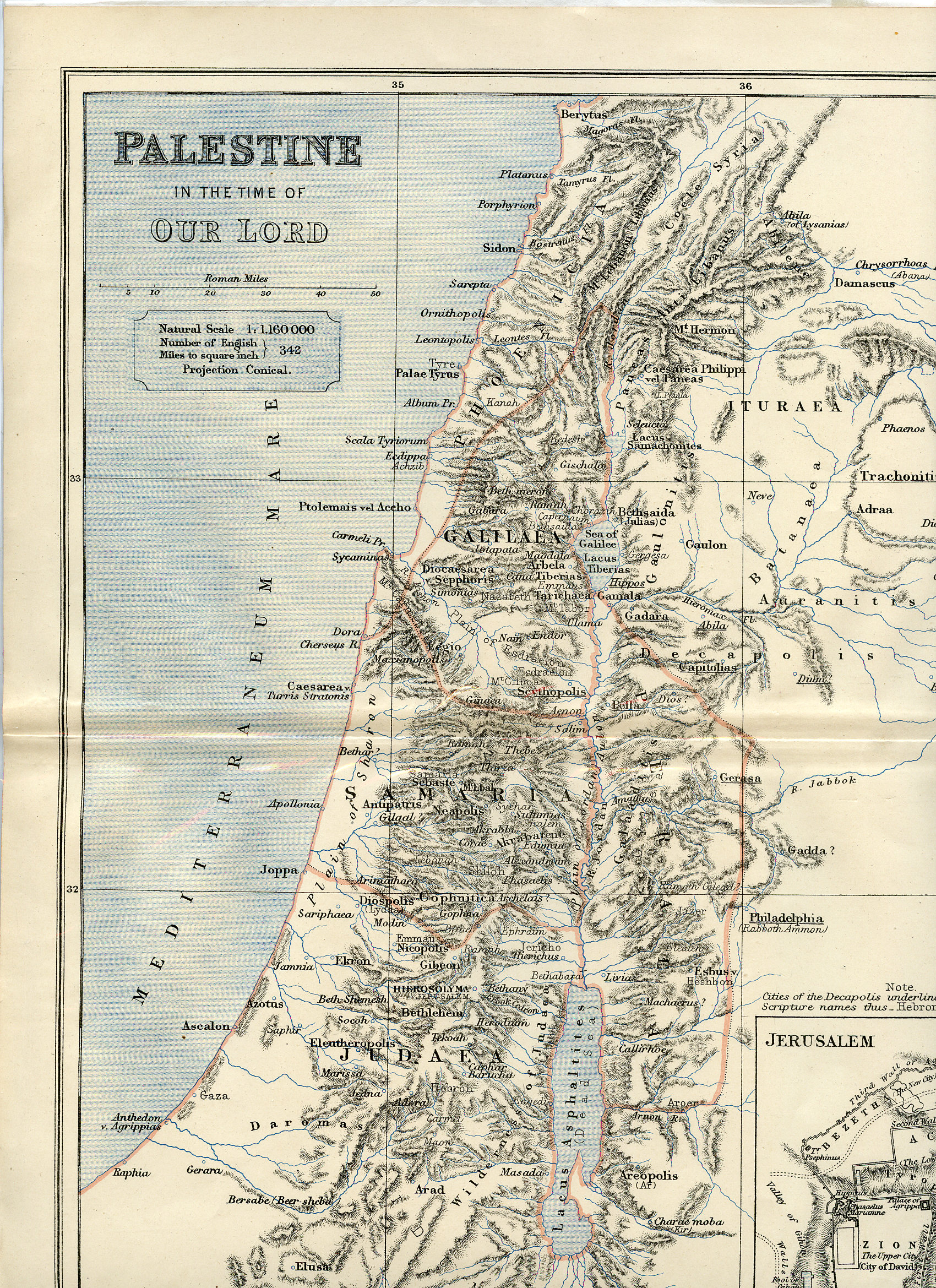 1800s Palestine in the Time of Our Lord