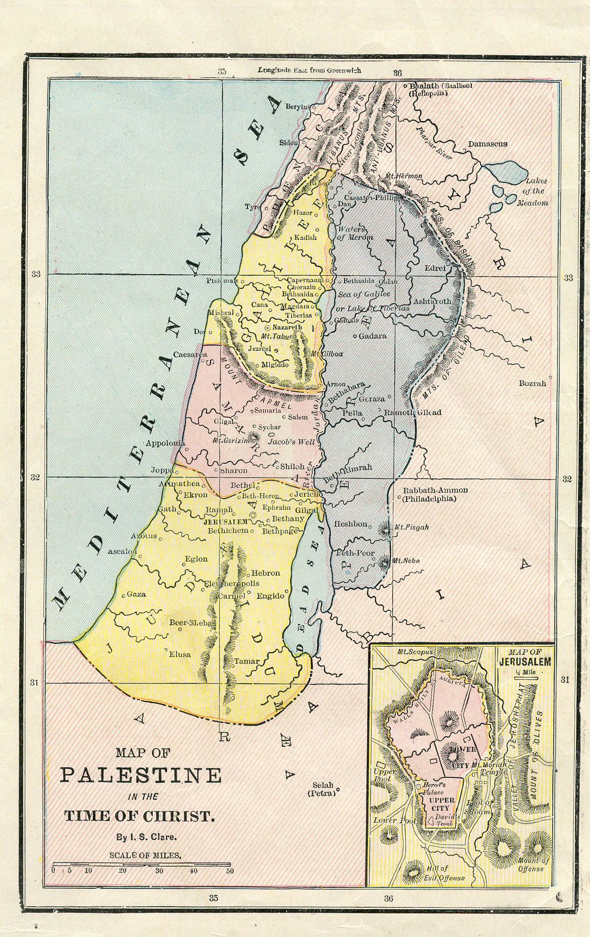 1800s (1895?) Palestine in the Time of Christ