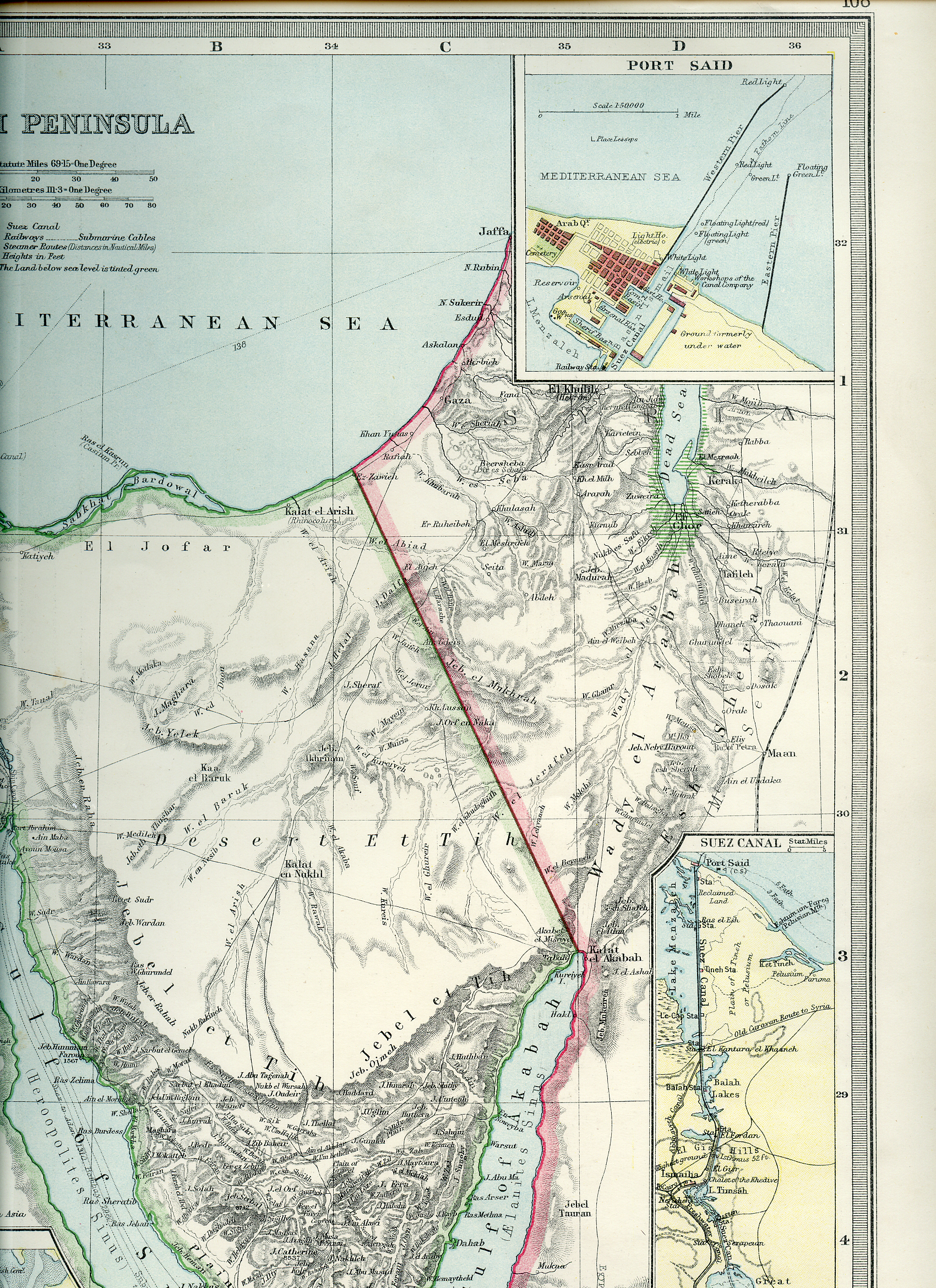 1906 Sinai Peninsula