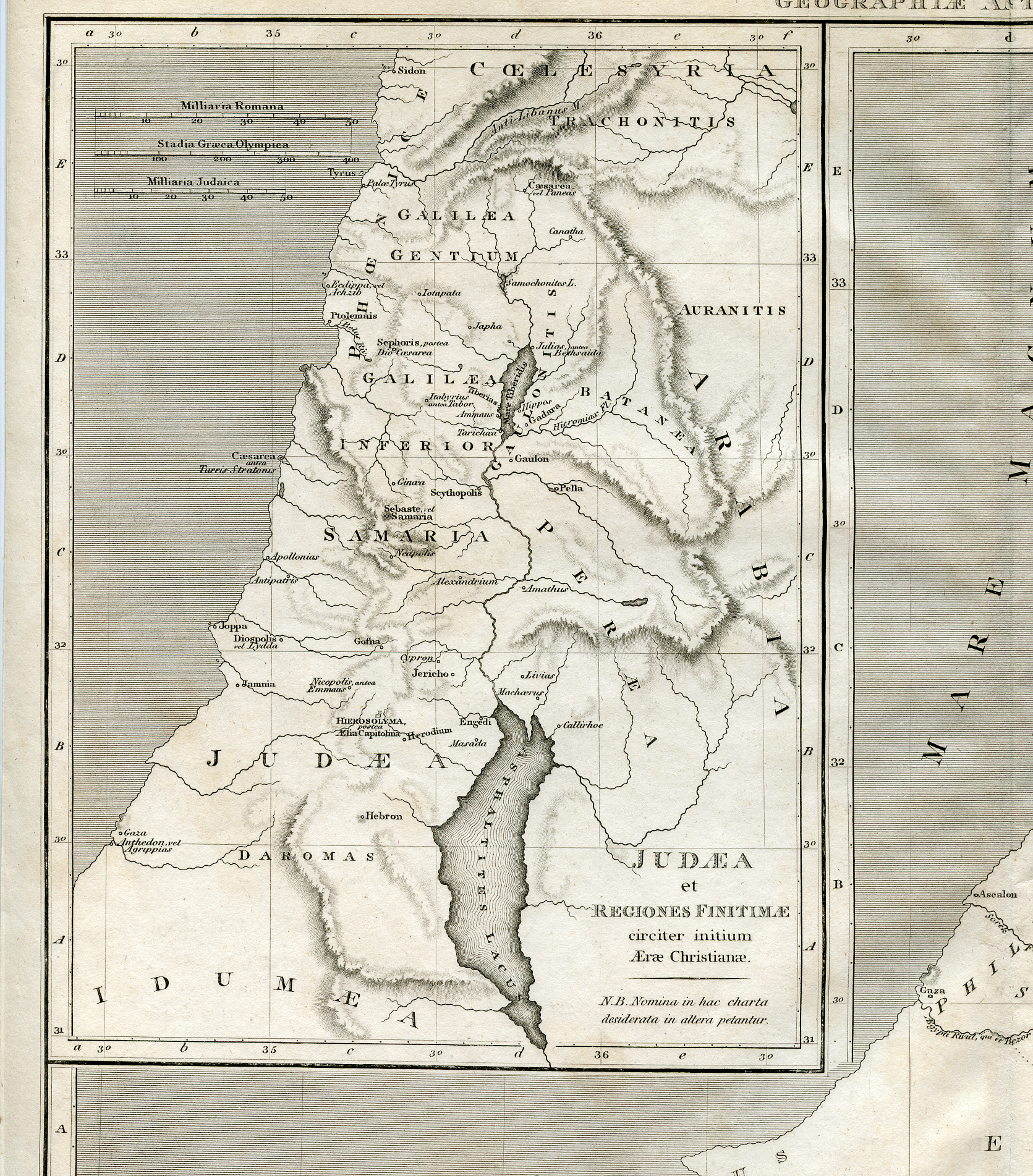1809 Judea et Regiones Finitimae