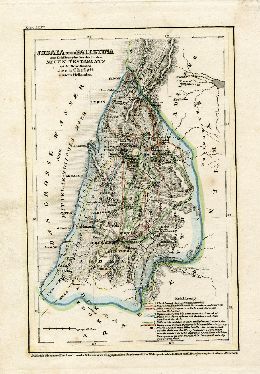 1835 Judea oder Palestina