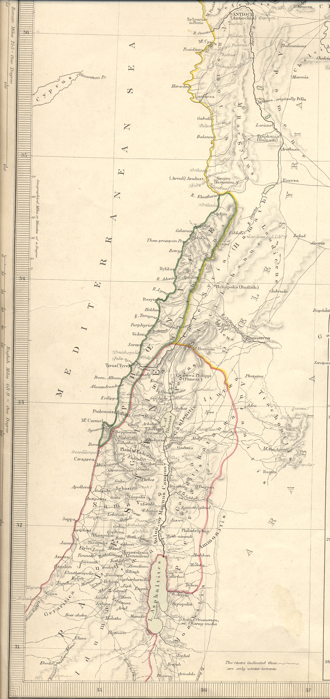 1843 Part of Arabia Including Mount Sinai (A)