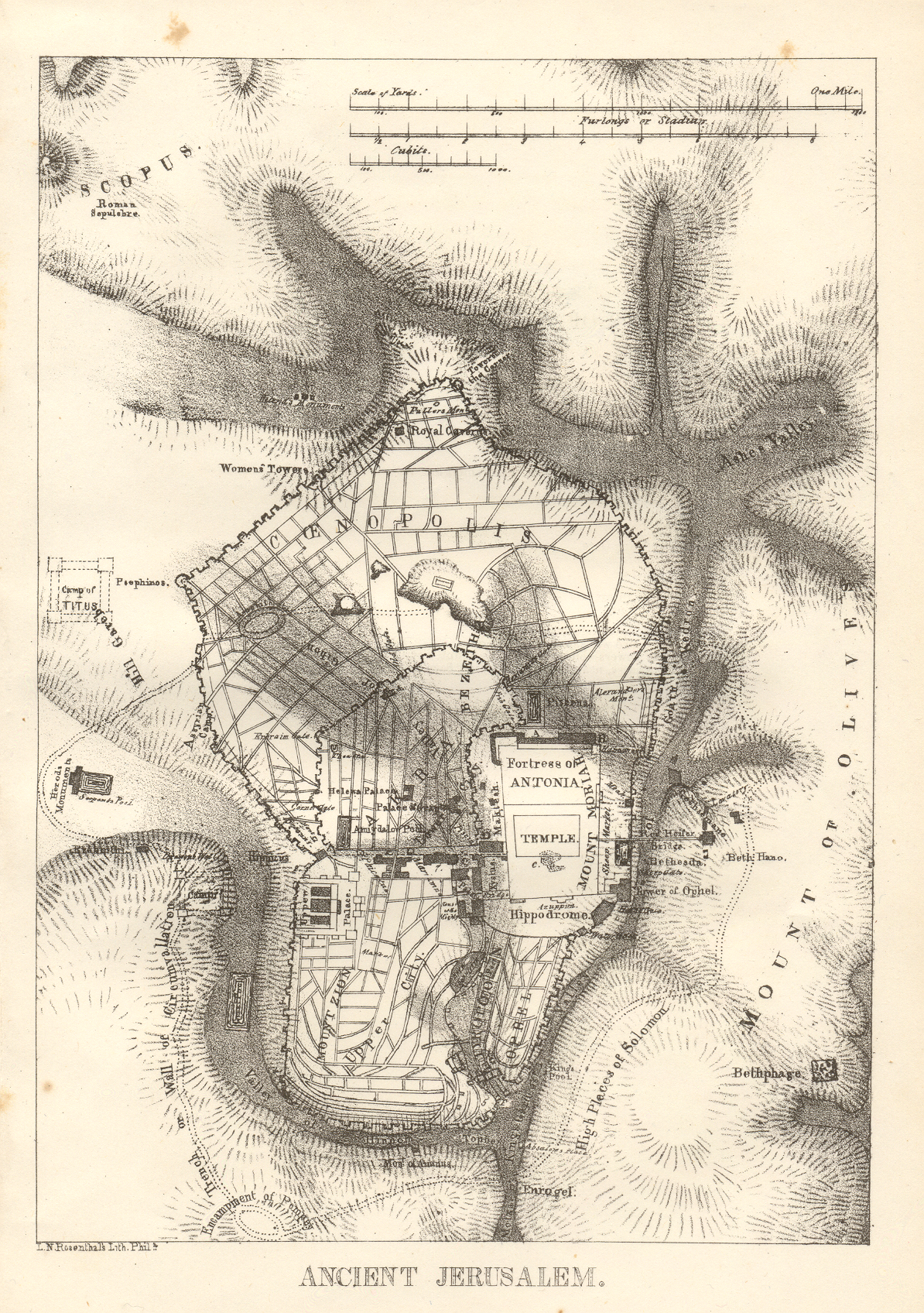 1853 Ancient Jerusalem