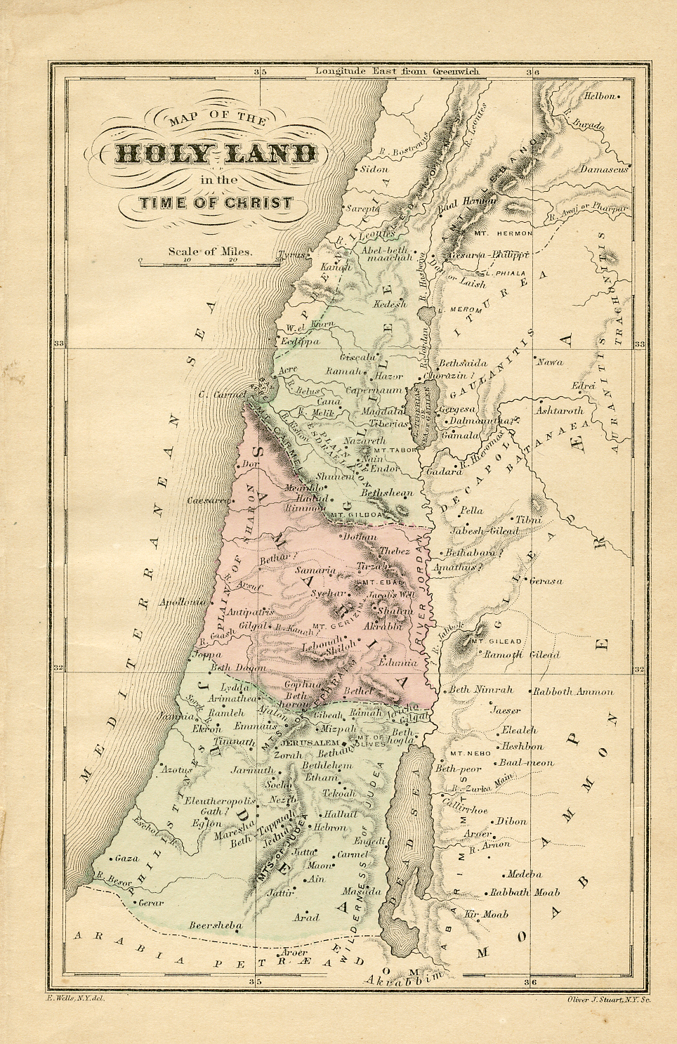 1859 The Holy Land in the Time of Christ