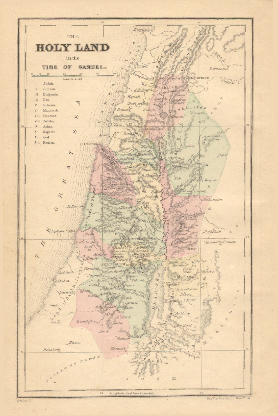 1859 The Holy Land in the Time of Samuel