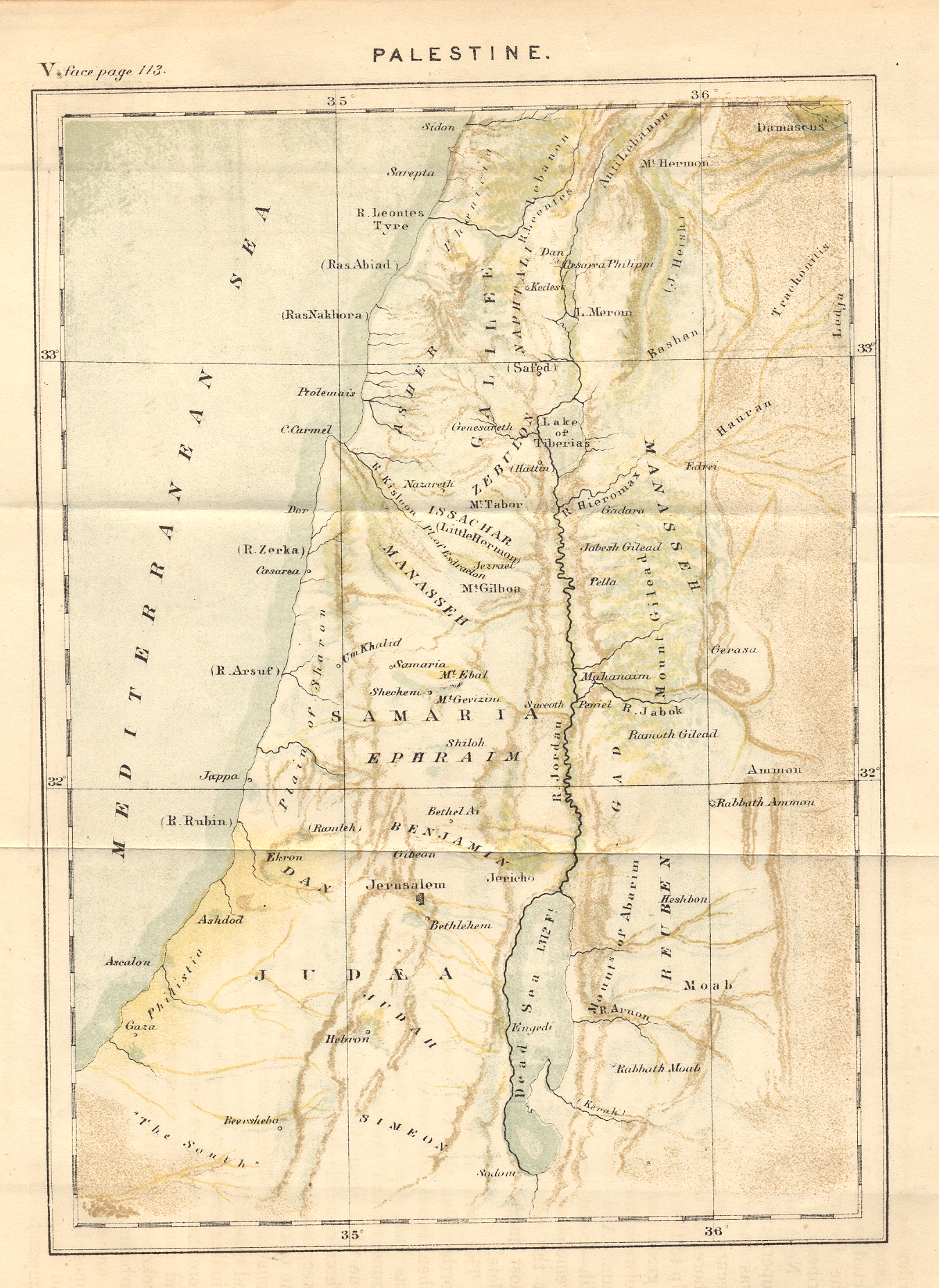 1870 Palestine
