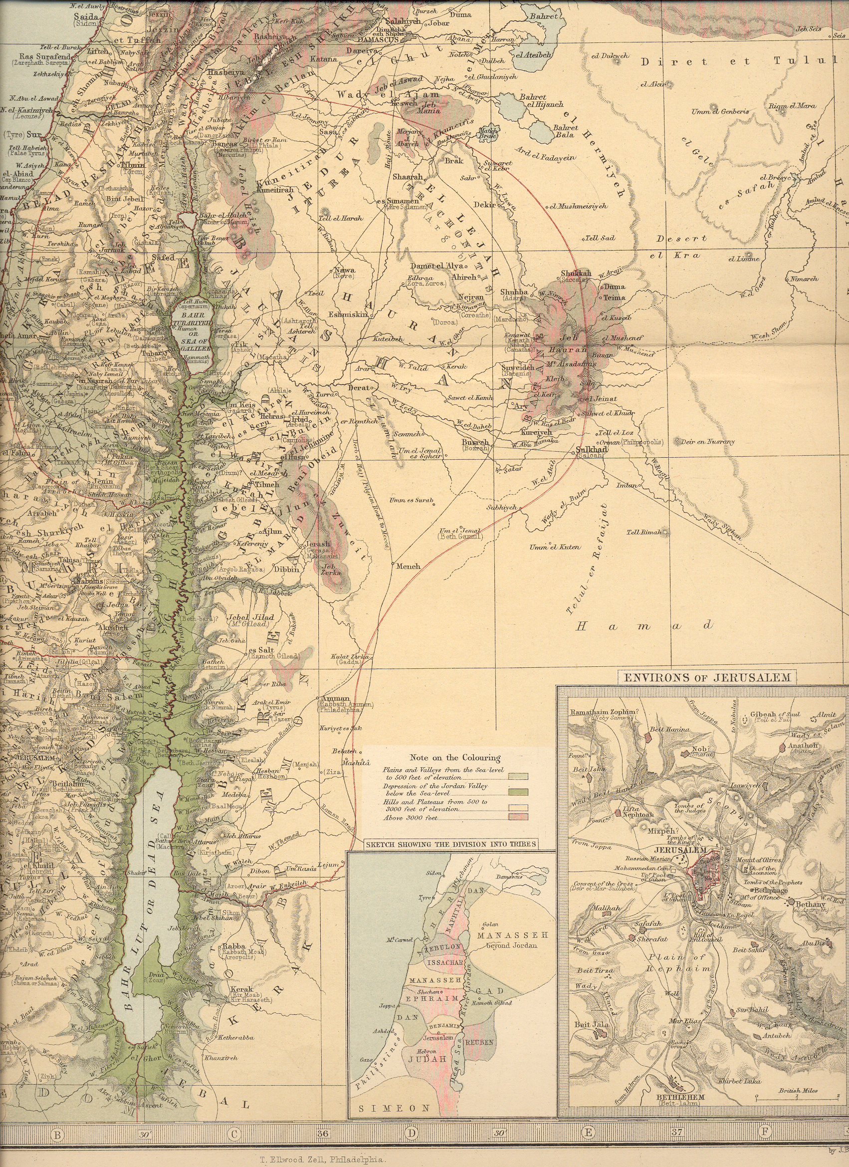 1879 Palestine (Zell's Atlas)