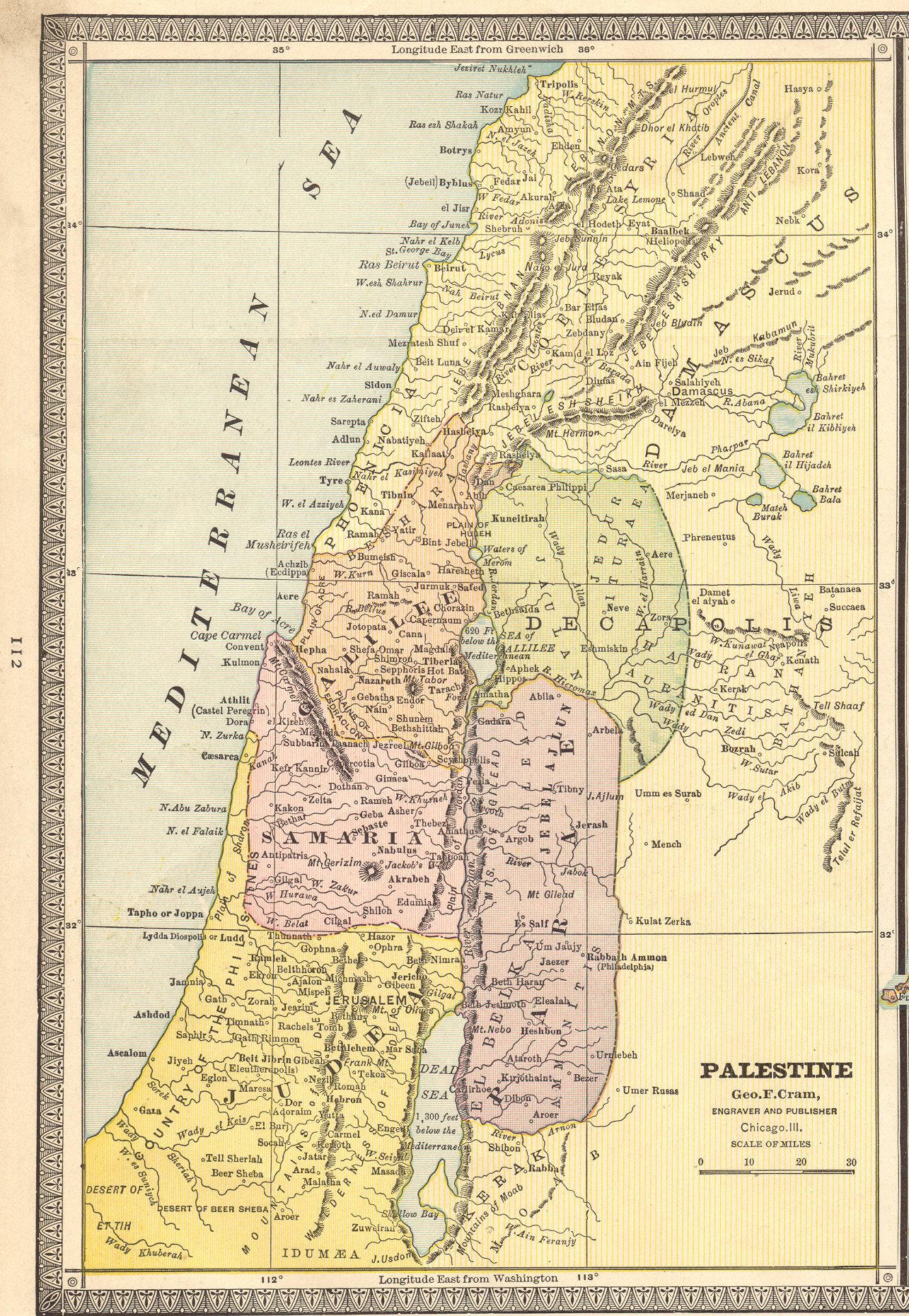 1885 Palestine