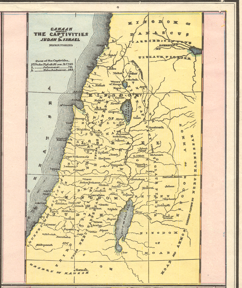 1889 Canaan the Captives of Judah and Israel