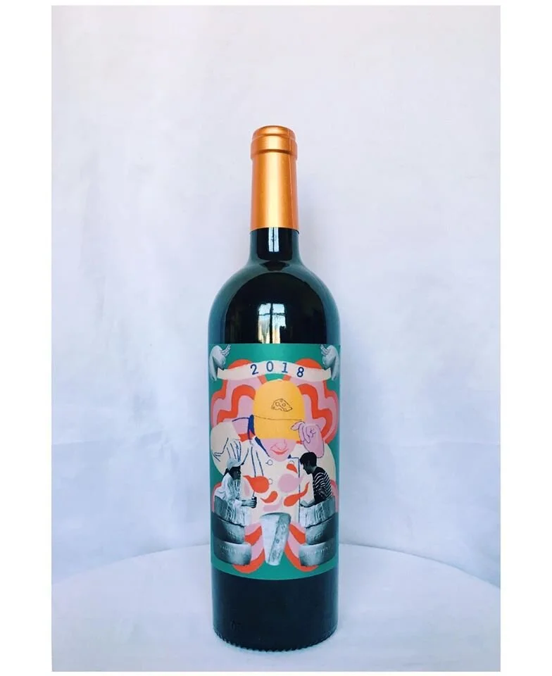 A wine label commission.