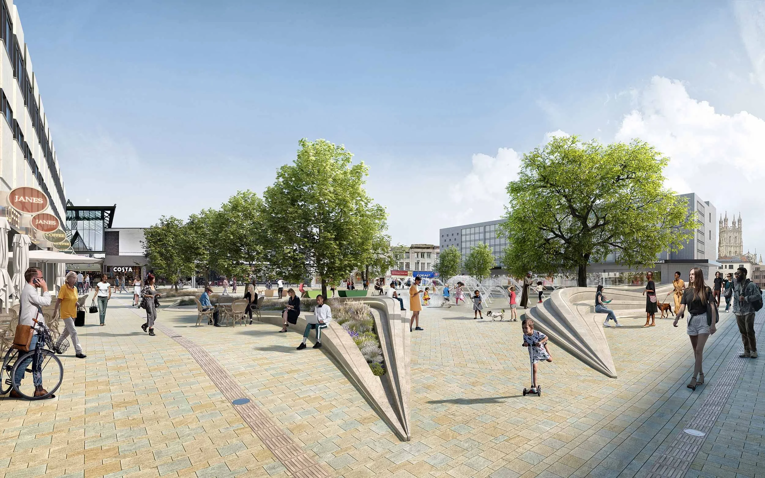 Redeveloping Kings Square, Gloucester