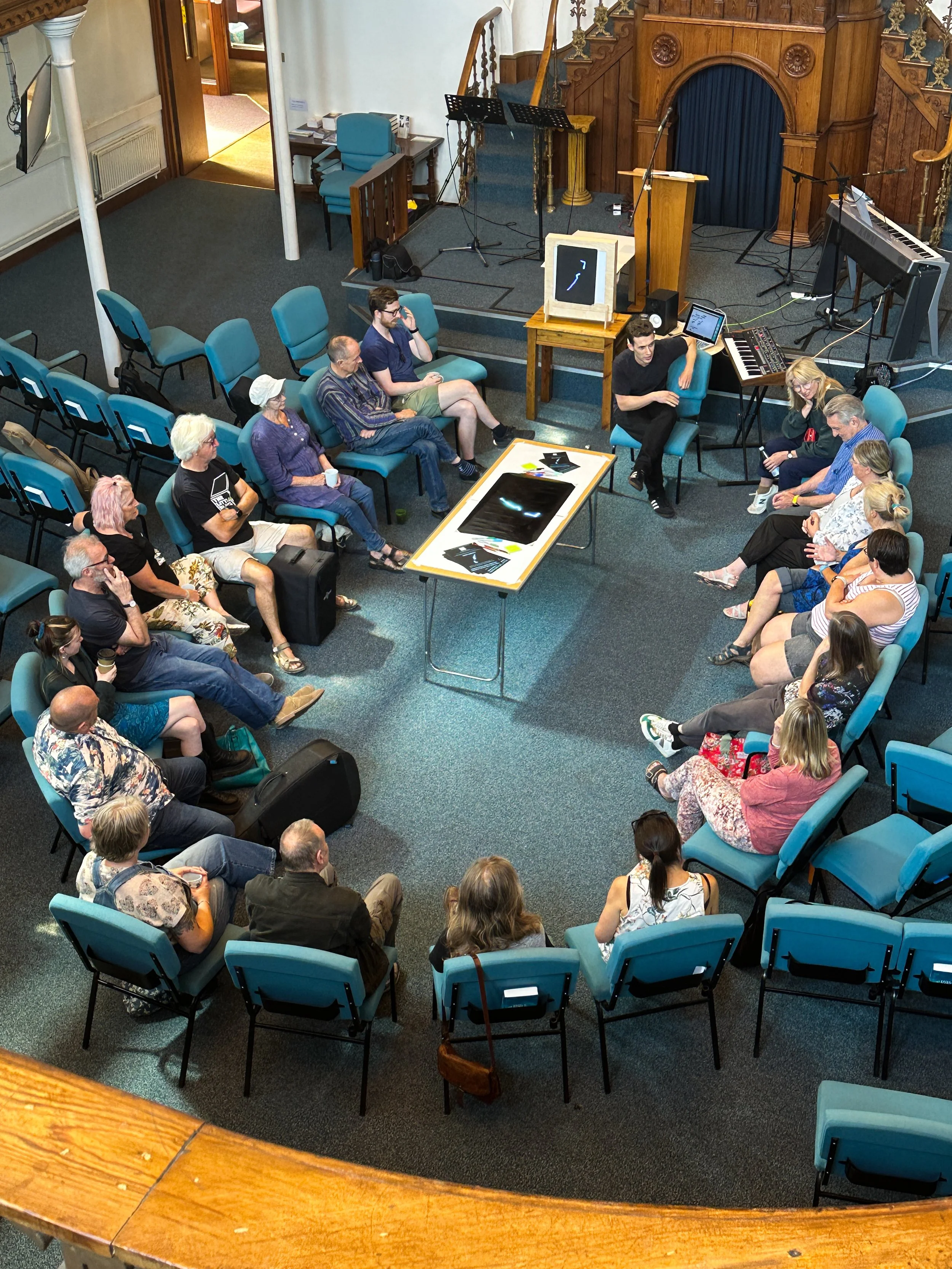 A River's Song Sessions, courtesy of Liam Taylor-West and Ginkgo Projects. Photography by Natalia Kida