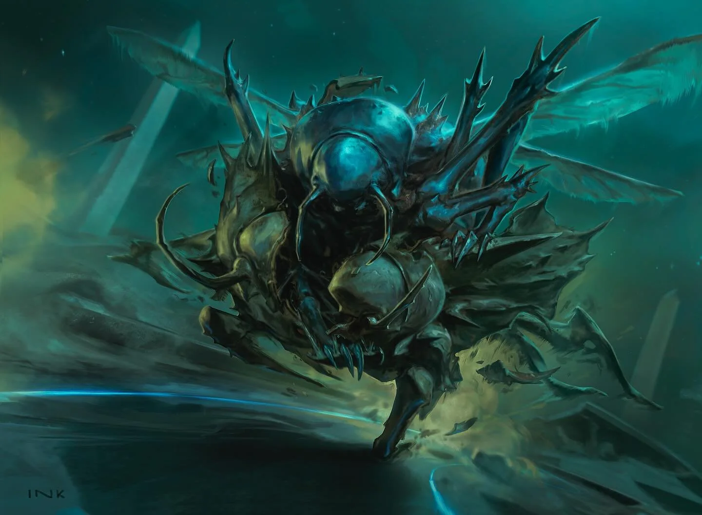 Wekhdu , Midnight Hunter
Through the Omenpaths 
AD: @_emilymazza_