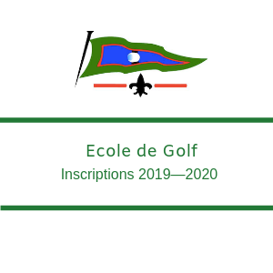 Inscriptions — Ecole de golf !! 