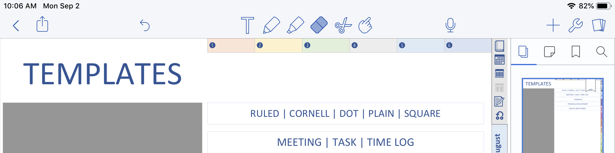 Using Templates in Notability — DIGITALPLANNER247
