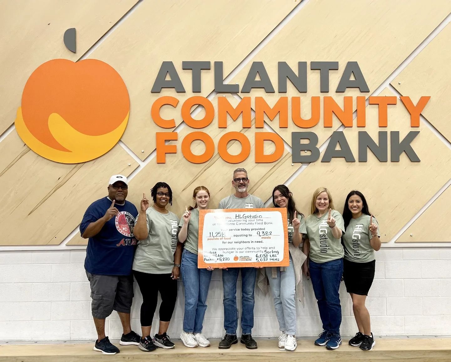 The HLGstudio squad brought their 🅰️-game to the Atlanta Community Food Bank! Everyone lent a helping hand, spreading smiles, and dishing out support to make a difference to those in need. Way to go, team!