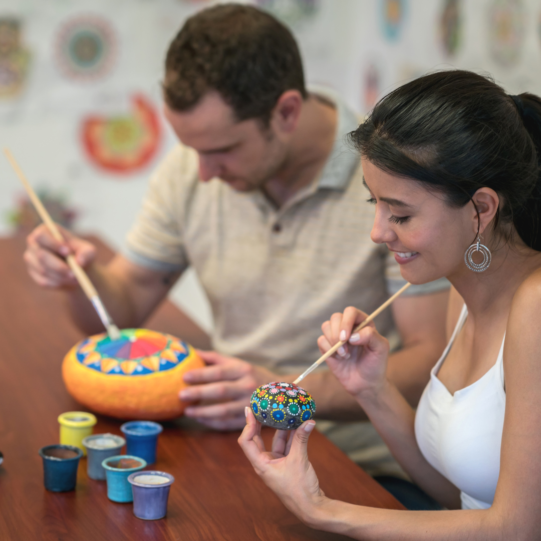 couple painting pottery | couples retreat in birmingham, al | couples intensive in birmingham, al | couples retreat in alabama | 35208 | 35209 | 35210