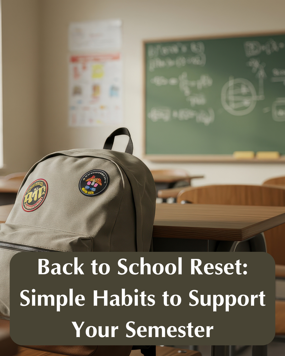Back to School Reset: Simple Habits to Support Your Semester