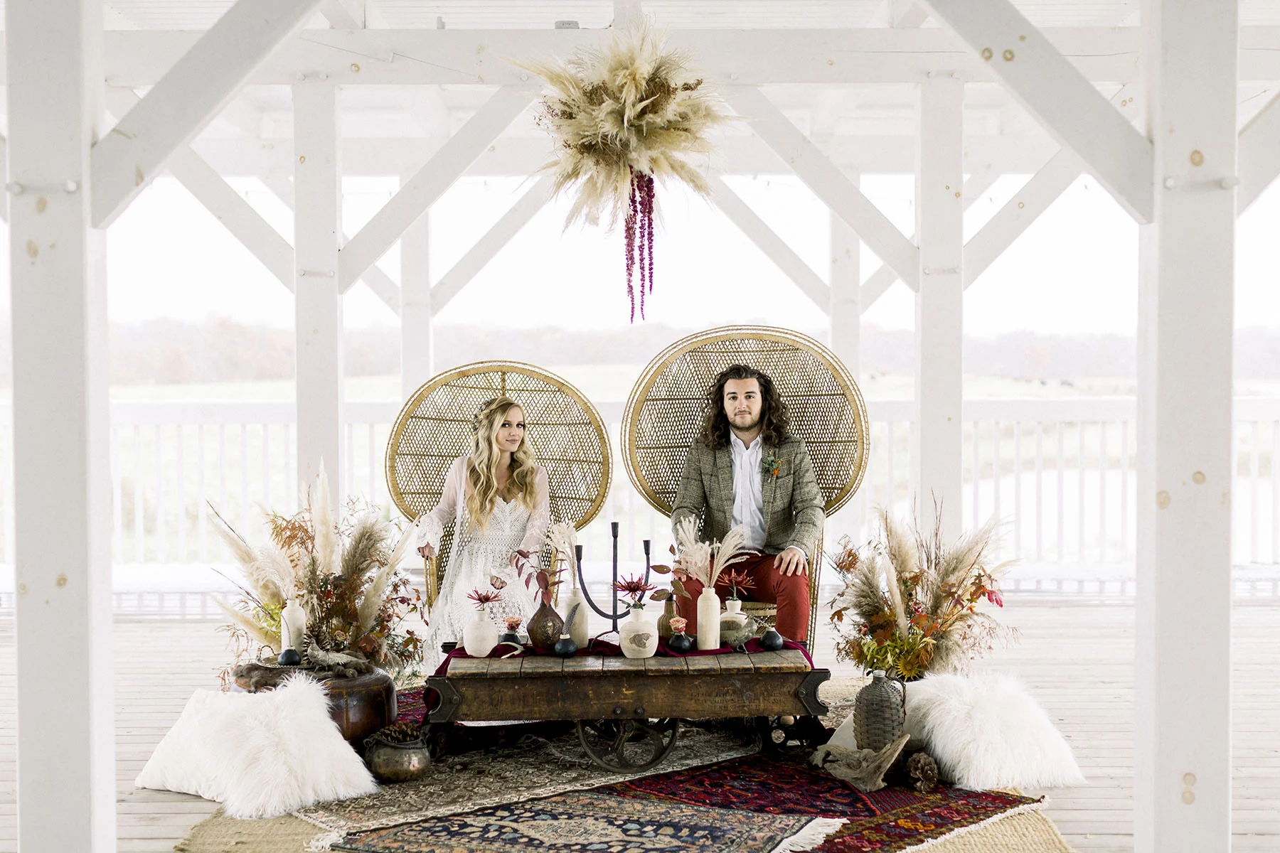 Boho-Inspired Styled Shoot at Bluebell Farm