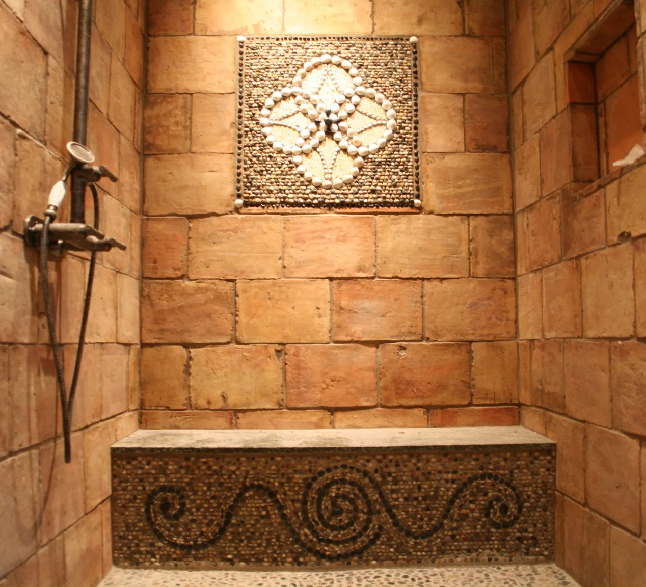 Pebble and Shell Mosaic