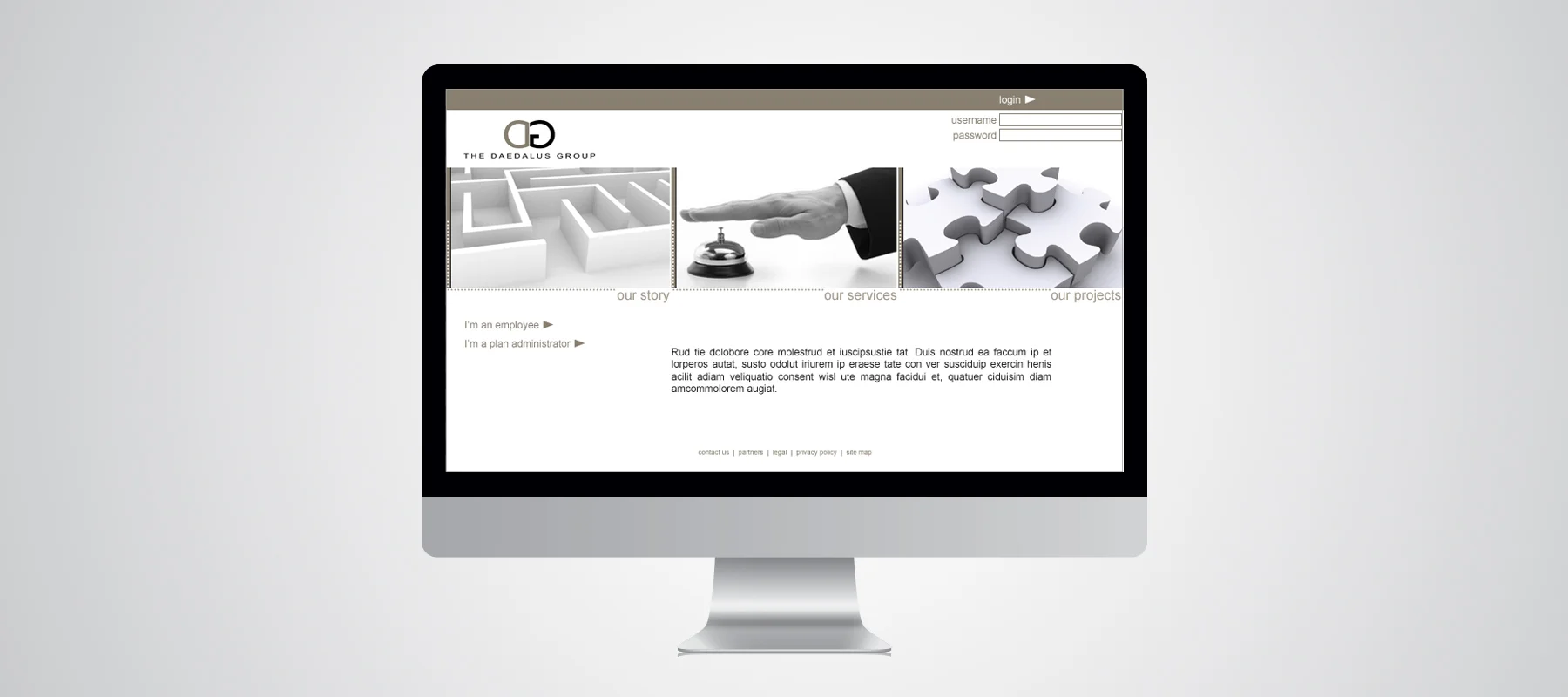 The Daedalus Group | Website Design