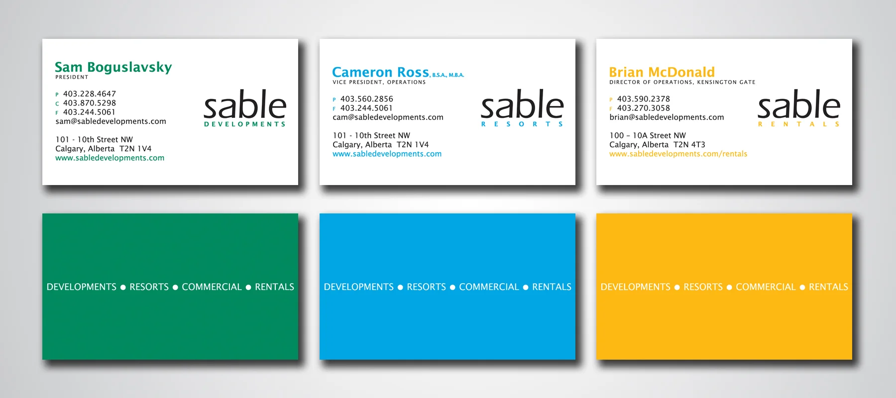 Sable | Business Cards