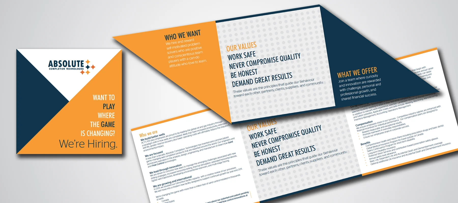 Absolute Completions Technologies | Recruiting Multi-Fold Brochure