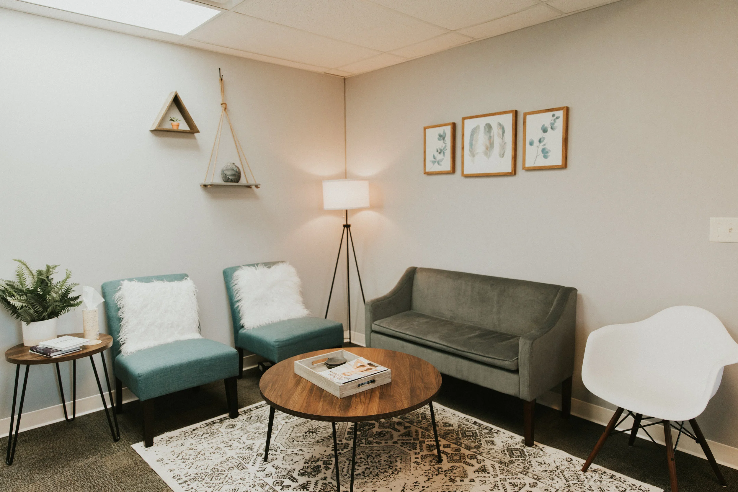 waiting room at Embolden You Therapy in Minnesota