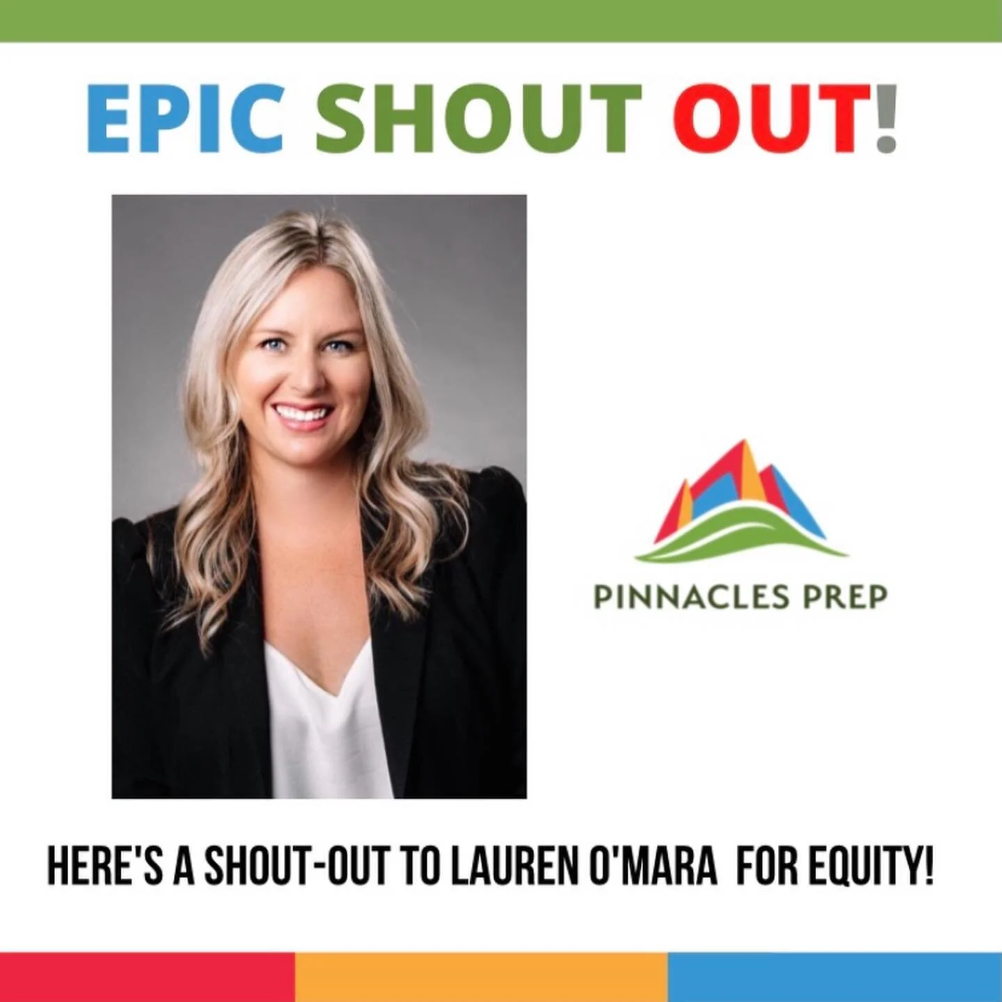 Each week we give a shout-out to someone who exemplifies one of our EPIC core values of Equity, Perseverance, Inquiry, or Collaboration. This week, we are shouting out Lauren O&rsquo;Mara of Snickelbox, LLC for her commitment to EQUITY in communicati