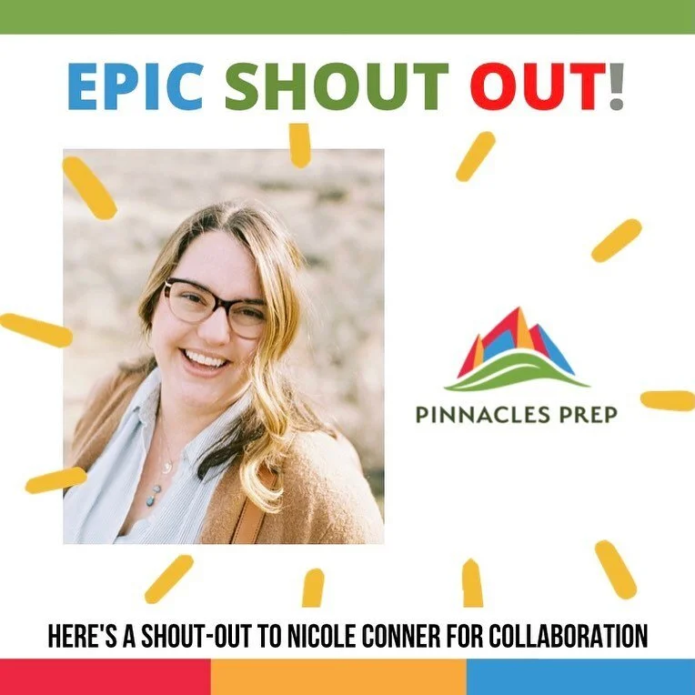 Each week we give a shout-out to someone who exemplifies one of our EPIC core values of Equity, Perseverance, Inquiry, or Collaboration. This week, we are shouting out Nicole Conner for her collaboration. Nicole has done it all from helping us canvas
