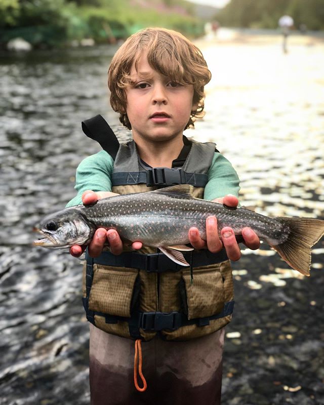 This boy is growing up before my very eyes... he&rsquo;s is a little man child, missing a front tooth, catching his own fish, and giving his mama hell about fishing... all.the.time. 
He is obsessed. 🤣 
But what makes me the happiest is that when he 