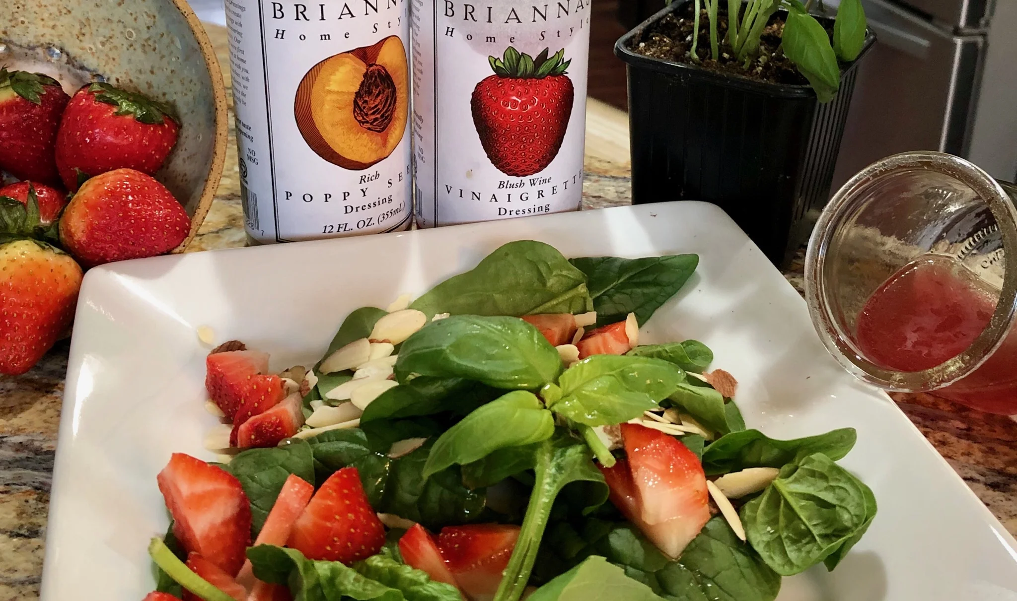 Spinach + Basil + Strawberry