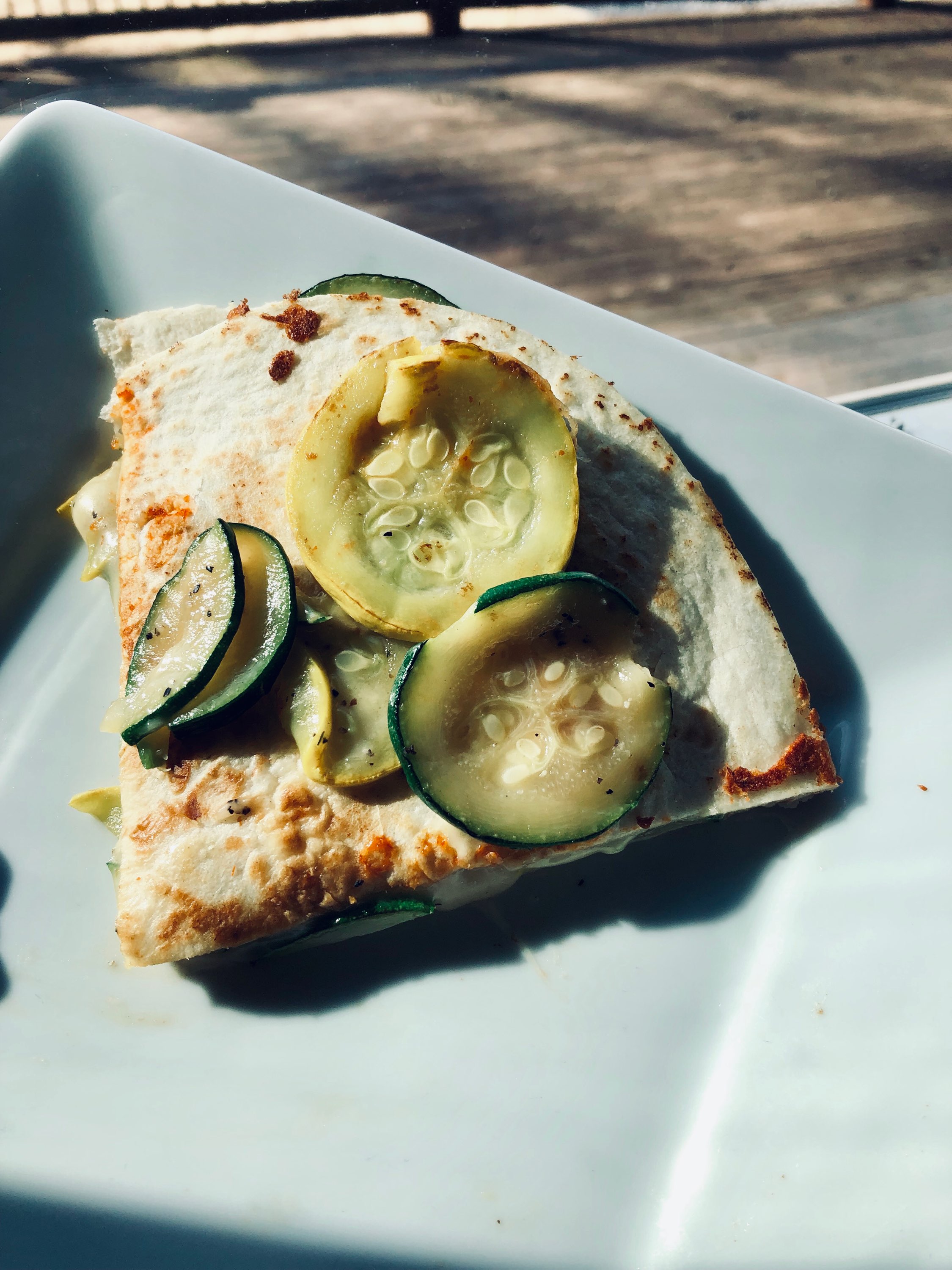 Summer Squash Quesadillas 