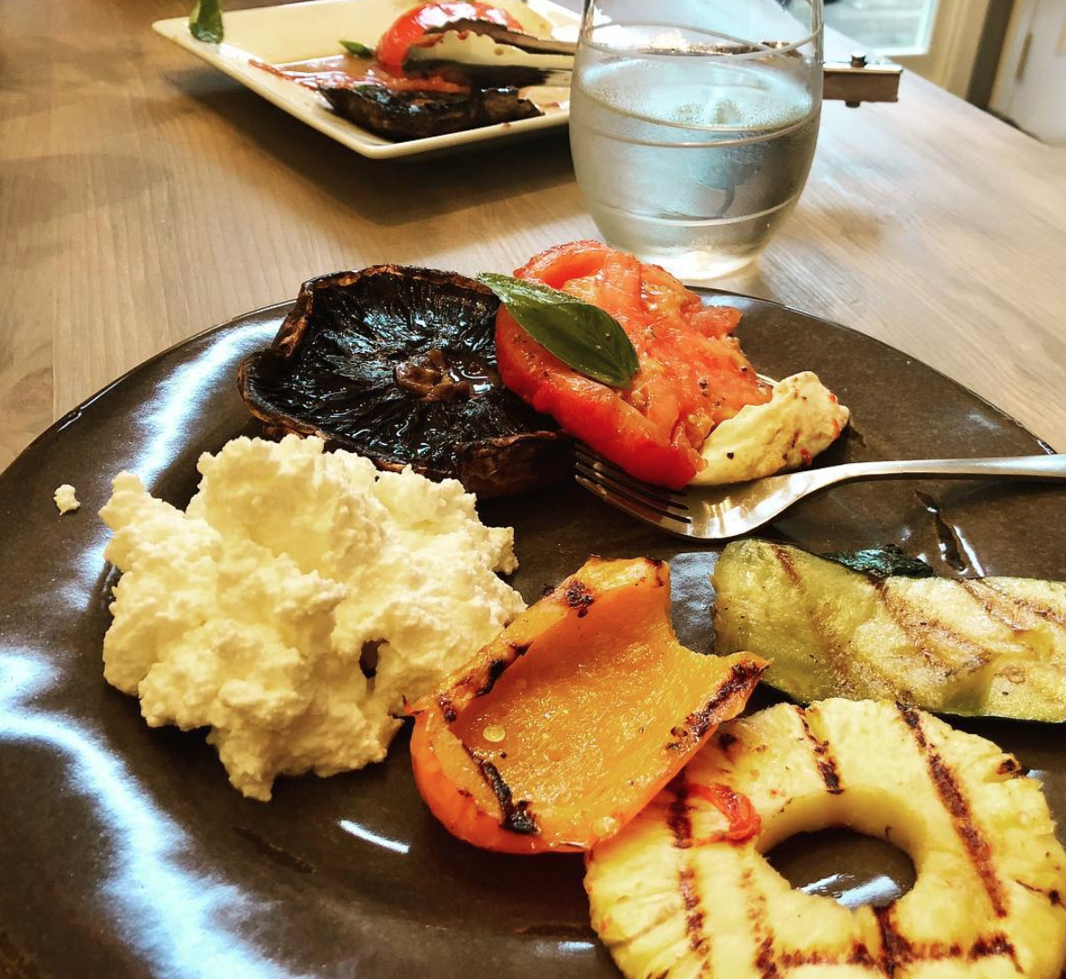 Grilled Veggies and Farmer's Cheese