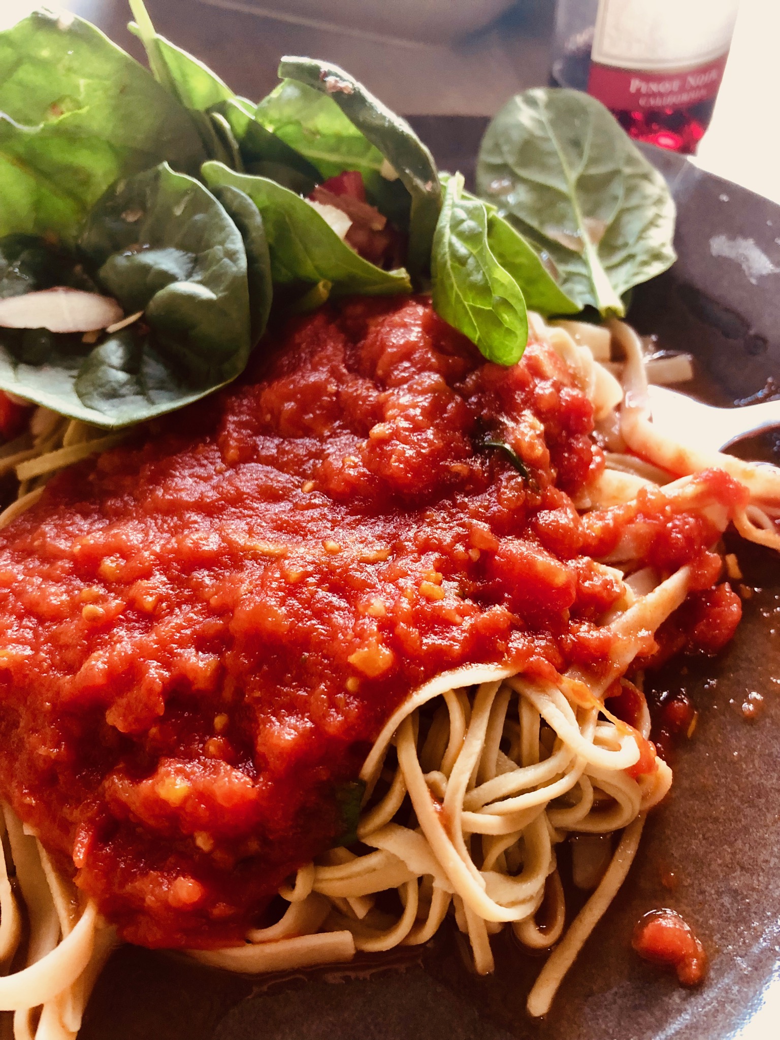Edamame Spaghetti Marinara 