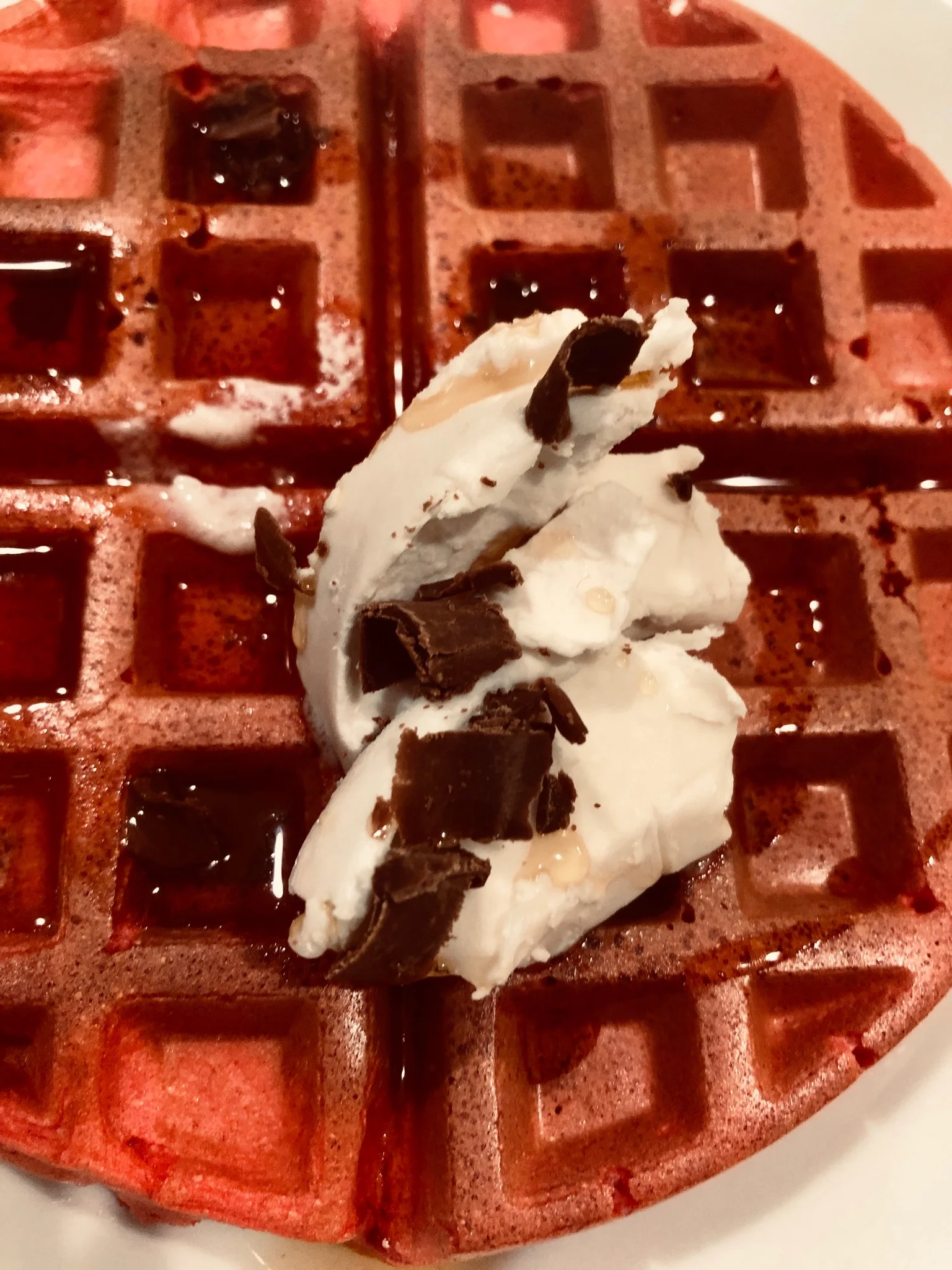 Red Velvet Waffle