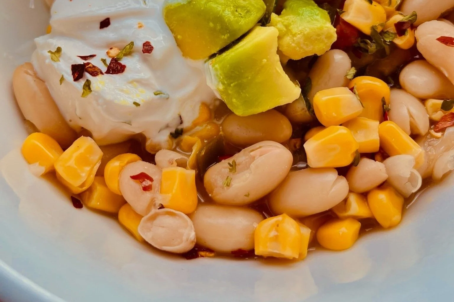 White Chili with Red Pepper