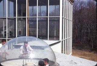 Victor and Aladar Olgyay at the Princeton Architectural Laboratory, c. 1955
